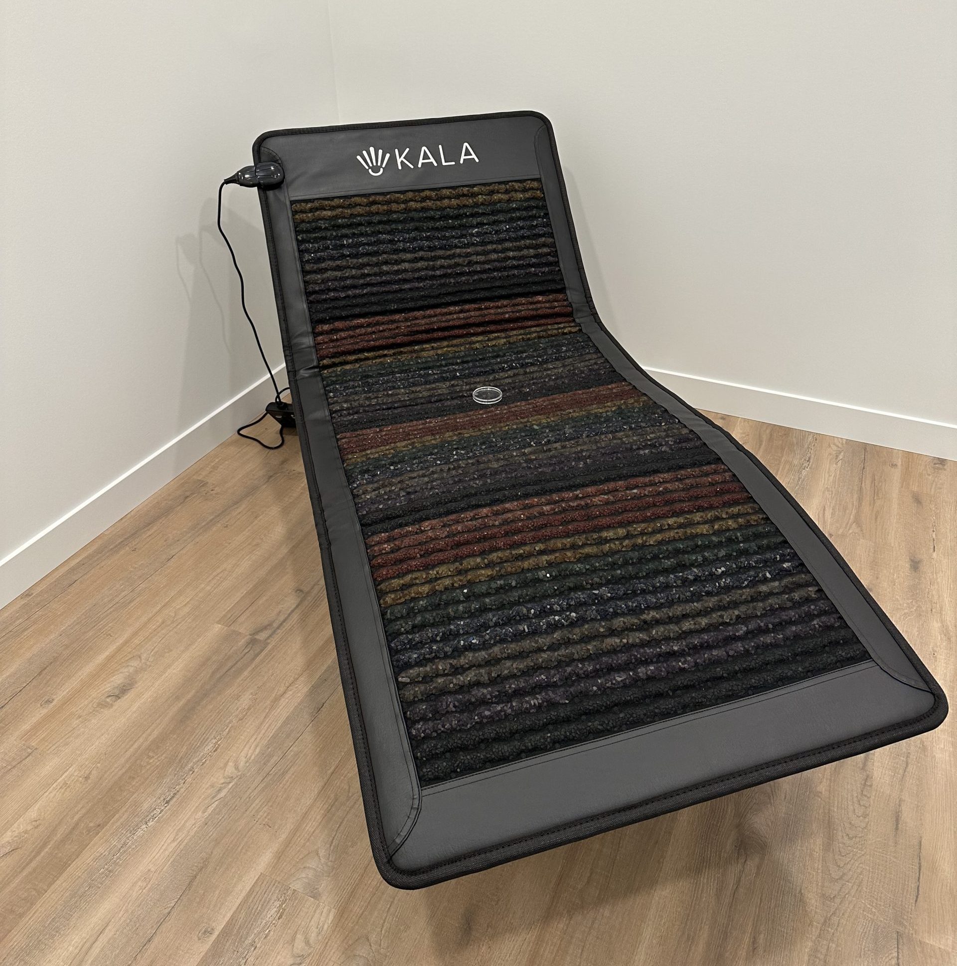 pulsed electromagnetic field PEMF mat located at Back in line st albert location to help reduce tension and pain